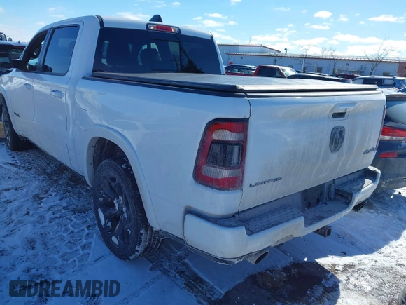 2021 Ram 1500 Limited with VIN 1C6SRFHT5MN548477, listed as a IAAI auction lot 41644894 with 51,429 mi miles and . Bid and sale history available at DreamBid. Image 3.