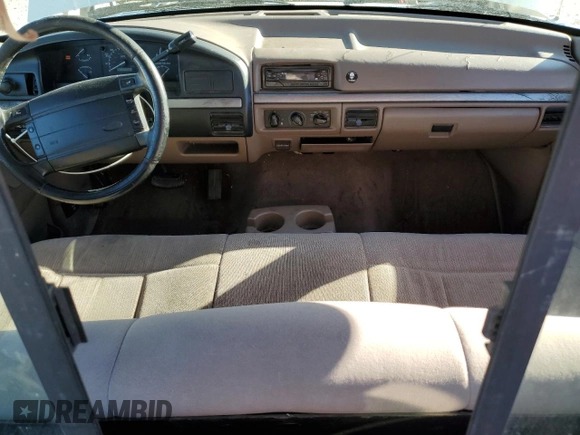 1995 Ford F-150 with VIN 1FTEF15H9SLB24830, listed as a Copart auction lot 41858625 with 261,557 mi miles and Salvage Title. Bid and sale history available at carsss.com. Image 8.