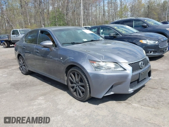 2014 Lexus GS 350 with VIN JTHCE1BL2E5022327, listed as a IAAI auction lot 42036788 with 179,088 mi miles. Bid and sale history available at carsss.com. Image 1.