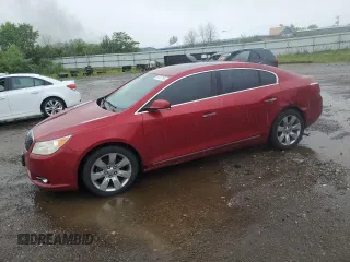 2013 Buick LaCrosse Premium 1 with VIN 1G4GF5E37DF327328, listed as a Copart auction lot 61637185 with 180,186 mi miles and Salvage title. Bid and sale history available at DreamBid. Image 1.