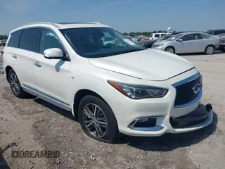 2019 Infiniti QX60 Luxe with VIN 5N1DL0MN7KC501009, listed as a IAAI auction lot 42145494 with 130,375 mi miles and . Bid and sale history available at DreamBid. Image 1.