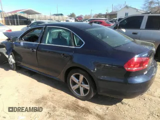 2013 Volkswagen Passat SE с VIN 1VWBP7A32DC126643, выставлен на аукционе IAAI как лот 41855329 с пробегом Не указан миль и . История ставок и продаж доступна на DreamBid. Изображение 3.