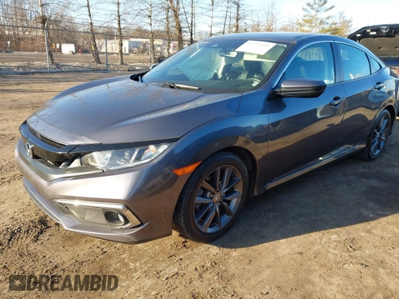 2021 Honda Civic Sedan EX-L with VIN 2HGFC1F71MH704156, listed as a IAAI auction lot 41339459 with 30,120 mi miles. Bid and sale history available at carsss.com. Image 2.