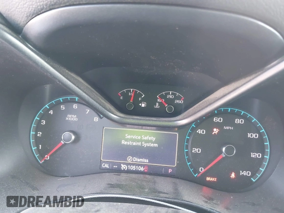 2019 GMC Canyon 4WD SLE with VIN 1GTG6CEN1K1301425, listed as a IAAI auction lot 41358278 with 105,106 mi miles. Bid and sale history available at carsss.com. Image 7.