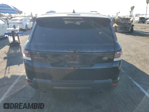 2017 Land Rover Range Rover Sport HSE Dynamic with VIN SALWV2FV4HA143185, listed as a Copart auction lot 46954895 with 81,128 mi miles and Salvage Title. Bid and sale history available at carsss.com. Image 6.