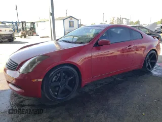 2005 Infiniti G35 Coupe with VIN JNKCV54E85M402901, listed as a Copart auction lot 48393455 with 153,049 mi miles and Salvage Title. Bid and sale history available at carsss.com. Image 1.