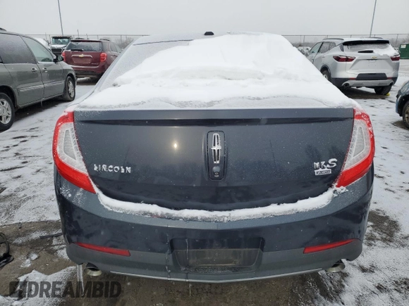 2014 Lincoln MKS with VIN 1LNHL9EK0EG602349, listed as a Copart auction lot 45211525 with 51,616 mi miles and Salvage Title. Bid and sale history available at DreamBid. Image 6.