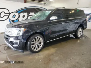 2018 Ford Expedition Max Platinum with VIN 1FMJK1MT3JEA54854, listed as a Copart auction lot 46295665 with 192,965 mi miles and Salvage title. Bid and sale history available at DreamBid. Image 1.