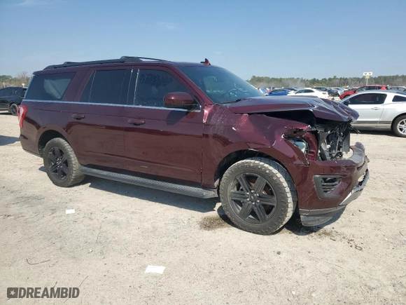 2021 Ford Expedition Max XLT with VIN 1FMJK1HT3MEA44100, listed as a Copart auction lot 43753625 with NaN miles and Salvage Title. Bid and sale history available at carsss.com. Image 4.