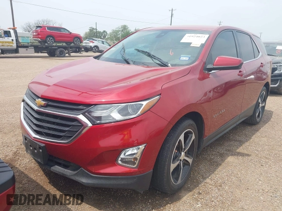 2020 Chevrolet Equinox LT with VIN 3GNAXKEV4LS616675, listed as a IAAI auction lot 41924023 with 98,824 mi miles and . Bid and sale history available at carsss.com. Image 6.