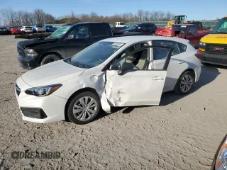 2022 Subaru Impreza with VIN 4S3GTAB62N3714618, listed as a Copart auction lot 48588095 with 35,874 mi miles and Salvage Title. Bid and sale history available at carsss.com. Image 1.