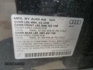 2016 Audi Q3 Premium Plus z VIN WA1EFCFS7GR009275, wystawiony jako Copart lot #60486565 z przebiegiem 95 098 mil mil oraz Szkoda całkowita • Salvage title. Historia ofert i sprzedaży dostępna na DreamBid. Obrazek 14.