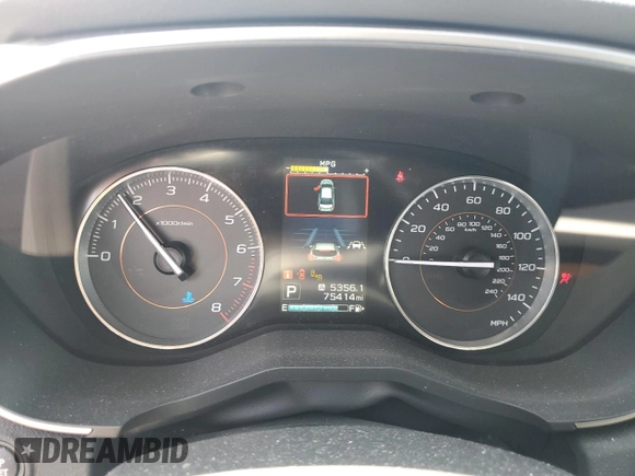 2018 Subaru Crosstrek Limited z VIN JF2GTALC6J8215162, wystawiony jako Copart lot #57972055 z przebiegiem 75 414 mil mil oraz Szkoda całkowita • Salvage title. Historia ofert i sprzedaży dostępna na DreamBid. Obrazek 9.