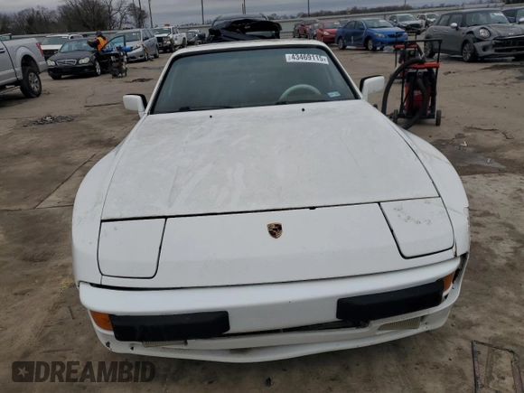 1984 Porsche 944 with VIN WP0AA094XEN452894, listed as a Copart auction lot 43469115 with 37,161 mi miles and Clean Title. Bid and sale history available at DreamBid. Image 5.