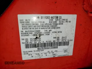 2020 Ford EcoSport SE z VIN MAJ3S2GE6LC320808, wystawiony jako Copart lot #48477205 z przebiegiem Nie podano mil oraz Tytuł czysty. Historia ofert i sprzedaży dostępna na DreamBid. Obrazek 13.