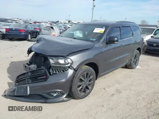 2017 Dodge Durango GT with VIN 1C4RDJDG7HC956403, listed as a IAAI auction lot 41653744 with 95,073 mi miles and . Bid and sale history available at carsss.com. Image 2.