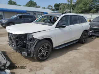 2024 Mercedes-Benz GLS 450 with VIN 4JGFF5KE6RB034343, listed as a Copart auction lot 58377245 with 4,625 mi miles and Salvage title. Bid and sale history available at DreamBid. Image 1.
