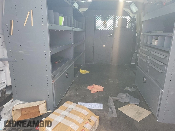 2018 Ford Transit with VIN 1FTYR1YG5JKA87528, listed as a IAAI auction lot 42731354 with 169,818 mi miles and . Bid and sale history available at DreamBid. Image 4.