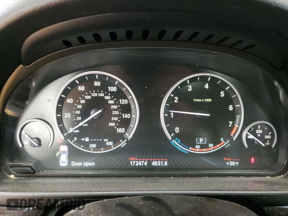 2015 BMW 5 Series 535i with VIN WBA5B1C51FD919789, listed as a Copart auction lot 48507985 with 172,474 mi miles and Clean Title. Bid and sale history available at carsss.com. Image 9.