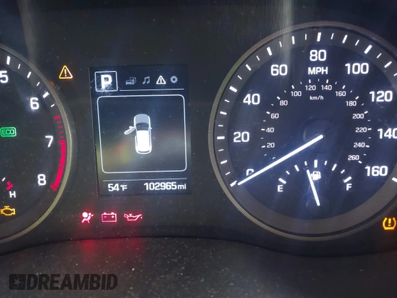 2018 Hyundai Tucson SEL with VIN KM8J33A49JU695678, listed as a IAAI auction lot 41680906 with 102,965 mi miles. Bid and sale history available at carsss.com. Image 16.