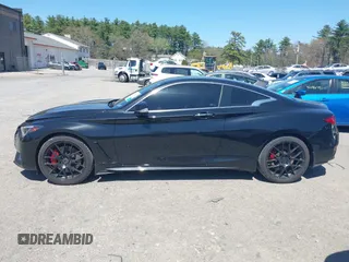 2022 Infiniti Q60 Red Sport 400 with VIN JN1FV7LL5NM680815, listed as a IAAI auction lot 42114128 with 15,584 mi miles and . Bid and sale history available at DreamBid. Image 14.