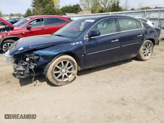 2007 Buick Lucerne V6 CXL with VIN 1G4HD57227U169480, listed as a Copart auction lot 52676975 with 125,712 mi miles and Salvage Title. Bid and sale history available at carsss.com. Image 1.