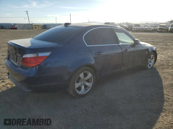 2006 BMW 5 Series 530i with VIN WBANE73556CM39187, listed as a Copart auction lot 78464764 with Not Provided miles and Salvage Title. Bid and sale history available at carsss.com. Image 3.