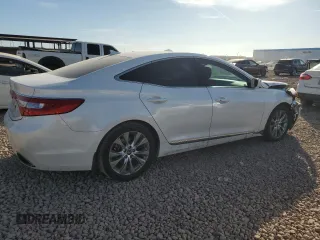 2014 Hyundai Azera with VIN KMHFG4JG4EA346316, listed as a Copart auction lot 86545734 with 155,590 mi miles and Salvage title. Bid and sale history available at DreamBid. Image 3.