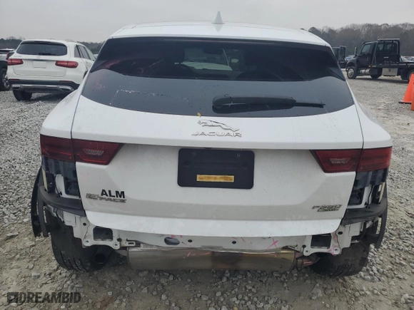 2018 Jaguar E-PACE S with VIN SADFJ2FX7J1Z10011, listed as a Copart auction lot 86499804 with 78,824 mi miles and Salvage Title. Bid and sale history available at carsss.com. Image 6.
