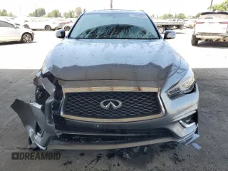 2019 Infiniti Q50 Luxe with VIN JN1EV7AP8KM514432, listed as a Copart auction lot 61669405 with 49,753 mi miles and Salvage title. Bid and sale history available at DreamBid. Image 5.