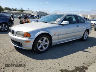2002 BMW 3 Series 325Ci with VIN WBABN33462JW60287, listed as a Copart auction lot 71660324 with 0 mi miles and Clean Title. Bid and sale history available at carsss.com. Image 1.