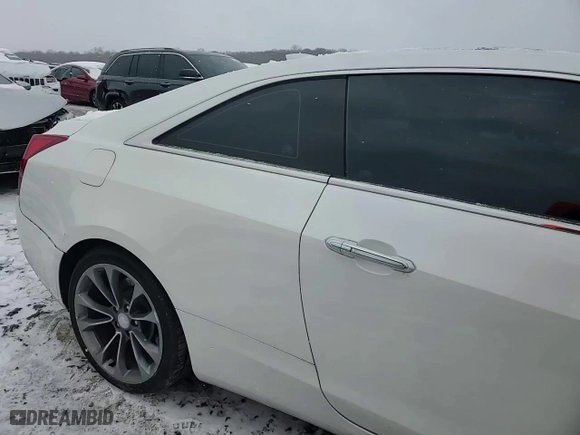 2015 Cadillac ATS Coupe Premium AWD with VIN 1G6AL1R37F0119500, listed as a Copart auction lot 81639633 with 69,222 mi miles and Salvage Title. Bid and sale history available at carsss.com. Image 11.