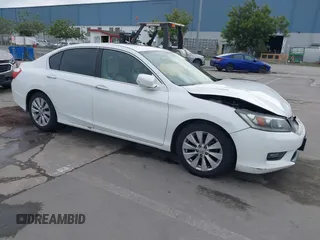 2015 Honda Accord EX-L с VIN 1HGCR2F86FA104475, выставлен на аукционе IAAI как лот 41740644 с пробегом 156 975 миль миль и . История ставок и продаж доступна на DreamBid. Изображение 1.