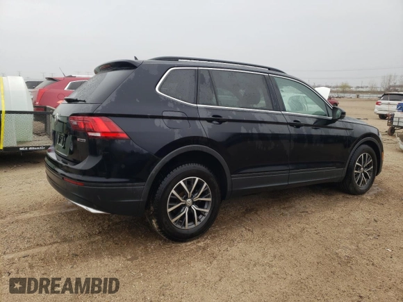 2019 Volkswagen Tiguan SE with VIN 3VV2B7AX2KM201195, listed as a Copart auction lot 52821335 with 72,382 mi miles and Salvage Title. Bid and sale history available at DreamBid. Image 3.