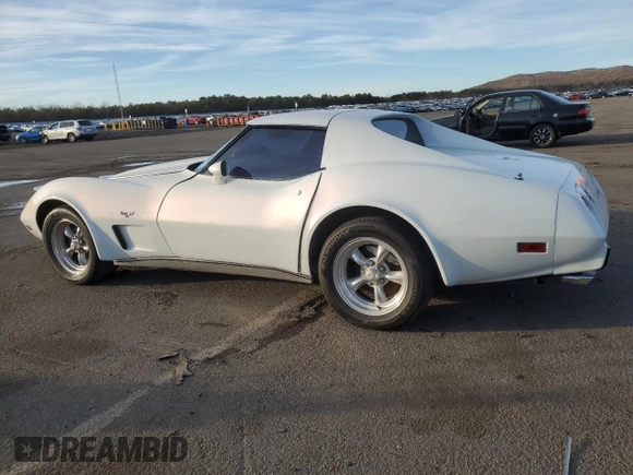1977 Chevrolet Corvette with VIN 1237L5446940, listed as a Copart auction lot 42461375 with 47,599 mi miles and Salvage title. Bid and sale history available at DreamBid. Image 2.