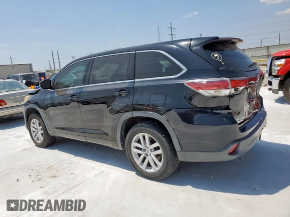 2014 Toyota Highlander LE z VIN 5TDZARFH0ES008478, wystawiony jako Copart lot #59300555 z przebiegiem 117 163 mil mil oraz Szkoda całkowita • Salvage title. Historia ofert i sprzedaży dostępna na DreamBid. Obrazek 2.