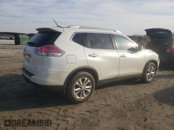 2015 Nissan Rogue S with VIN KNMAT2MTXFP563598, listed as a Copart auction lot 44300705 with 183,768 mi miles and Salvage Title. Bid and sale history available at DreamBid. Image 3.