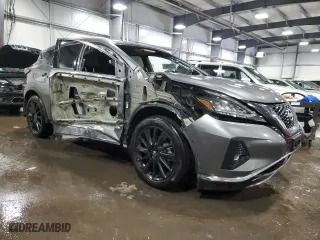 2023 Nissan Murano Platinum with VIN 5N1AZ2DS3PC125452, listed as a Copart auction lot 85588964 with 23,685 mi miles and Salvage Title. Bid and sale history available at carsss.com. Image 4.