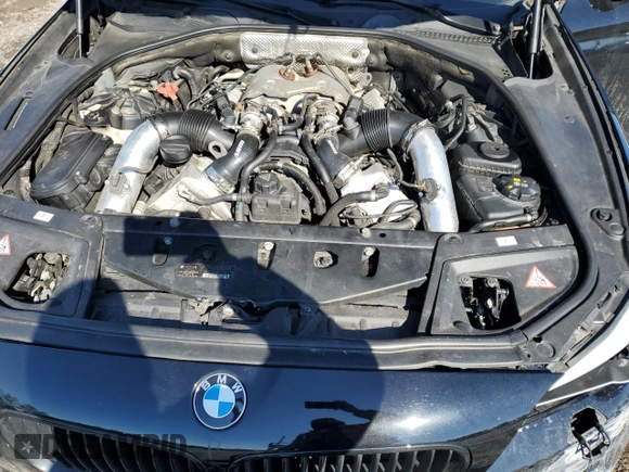 2013 BMW 5 Series 550i xDrive with VIN WBAFU9C59DDY72036, listed as a Copart auction lot 45280555 with 145,588 mi miles and Salvage Title. Bid and sale history available at carsss.com. Image 13.