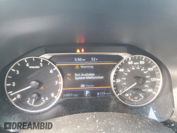 2024 Nissan Altima SV with VIN 1N4BL4DV3RN393964, listed as a Copart auction lot 47564785 with 24,001 mi miles and Salvage Title. Bid and sale history available at DreamBid. Image 9.