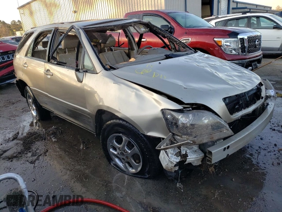 2000 Lexus RX 300 with VIN JT6HF10UXY0140554, listed as a Copart auction lot 44442494 with 262,517 mi miles and Non Repairable. Bid and sale history available at carsss.com. Image 4.