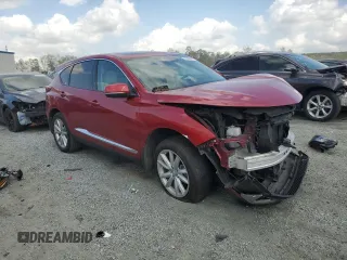 2020 Acura RDX with VIN 5J8TC2H36LL025049, listed as a Copart auction lot 51838975 with 0 mi miles and Salvage Title. Bid and sale history available at carsss.com. Image 4.