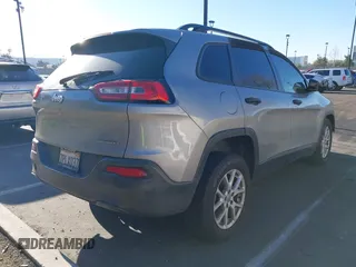 2016 Jeep Cherokee Sport with VIN 1C4PJLAB8GW212200, listed as a IAAI auction lot 41865420 with 152,989 mi miles. Bid and sale history available at carsss.com. Image 4.