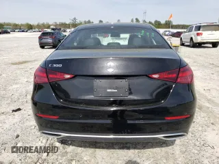 2024 Mercedes-Benz C 300 with VIN W1KAF4GB0RR210744, listed as a Copart auction lot 50205895 with 10,450 mi miles and Salvage Title. Bid and sale history available at carsss.com. Image 6.