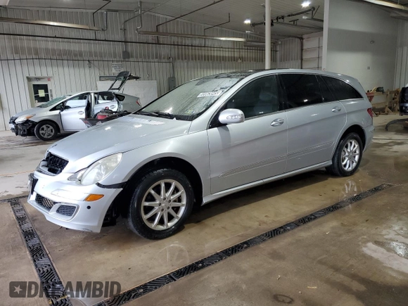 2007 Mercedes-Benz R 3.5L z VIN 4JGCB65E37A038465, wystawiony jako Copart lot #55963045 z przebiegiem Nie podano mil oraz Czysty tytuł • Clean title. Historia ofert i sprzedaży dostępna na DreamBid. Obrazek 1.