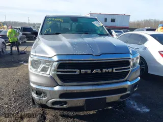2020 Ram 1500 Big Horn with VIN 1C6SRFBT5LN224131, listed as a IAAI auction lot 41741442 with 61,718 mi miles. Bid and sale history available at carsss.com. Image 12.