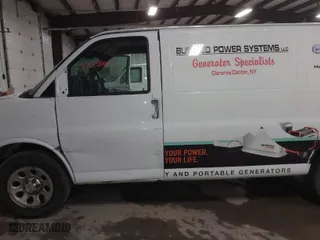 2012 Chevrolet Express Cargo Van with VIN 1GCSGAFX6C1167511, listed as a IAAI auction lot 42038681 with 281,334 mi miles. Bid and sale history available at carsss.com. Image 6.