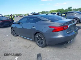 2018 Nissan Maxima SV with VIN 1N4AA6AP2JC385535, listed as a IAAI auction lot 42299100 with 81,431 mi miles and . Bid and sale history available at DreamBid. Image 3.