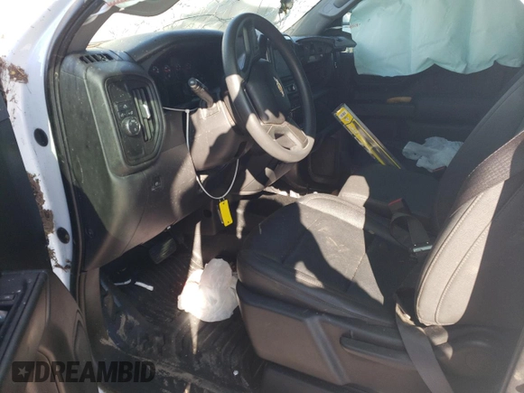 2022 Chevrolet Silverado 1500 Work Truck with VIN 3GCPAAEK9NG624362, listed as a Copart auction lot 49453475 with 80,536 mi miles and Salvage Title. Bid and sale history available at DreamBid. Image 7.