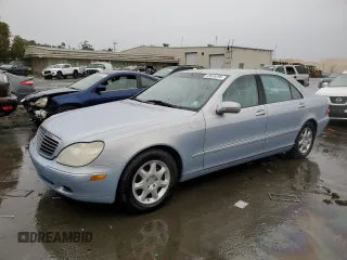 2000 Mercedes-Benz S-Class with VIN WDBNG70J6YA026416, listed as a Copart auction lot 43626295 with 85,342 mi miles and Clean Title. Bid and sale history available at carsss.com. Image 1.